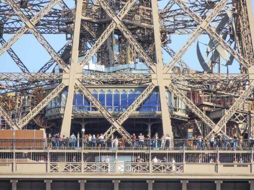 Eiffeltårnet på anden sal